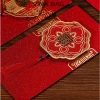 Bao lì xì cưới chữ hỷ 3 chiều giấy lụa nhũ cao cấp, cứng đứng form - 18.000 VND 4