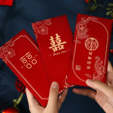 Bao lì xì đỏ đám cưới - Lì xì ăn hỏi, trao duyên, chữ hỷ may mắn - Giá chỉ 3.500₫