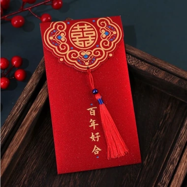 Bao Lì Xì Đỏ Sang Trọng Tua Rua – Quà Đám Cưới & Tết Giá Ưu Đãi 8.000đ