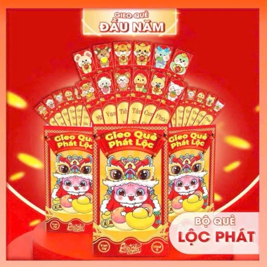 Bao Lì Xì Gieo Quẻ 12 Quẻ Hộp Giấy Vui Nhộn May Mắn Tết 2.026 Giá ưu đãi 30.000