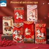 Bao Lì Xì Năm Ngựa 2.026 - Màu Đỏ May Mắn, Bao Dài Đựng Tiền Nguyên Tờ, Tài Lộc Đầy Nhà, Giá 6.200 VND