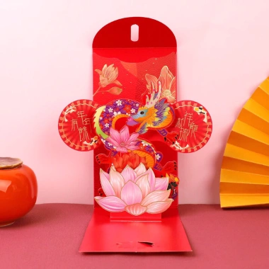 Bao lì xì pop up cao cấp LC05 - Thiệp 7D mừng năm mới, chỉ 20.000đ 10