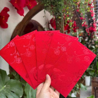 Bao lì xì siêu hot kim tuyến ép kim chất dày đẹp set 5 cái - Giá chỉ 25.000 VNĐ
