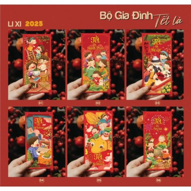 Bao Lì Xì Tết 2.025 Ất Tỵ Giá Sỉ Rẻ 39k - Độc Lạ, Quà Tết Theo Yêu Cầu 4 Bao Lì Xì Tết 2.025 Ất Tỵ Giá Sỉ Rẻ 39k - Độc Lạ, Quà Tết Theo Yêu Cầu 4