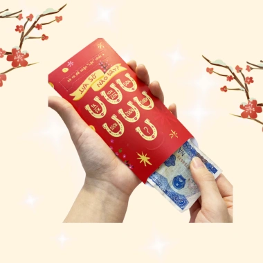 Bao Lì Xì Tết 2.026 Combo Xuân Bính Ngọ - Lì Xì Xé Túi Mù Độc Đáo, Giá 32.000đ