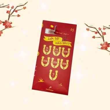 Bao Lì Xì Tết 2.026 Combo Xuân Bính Ngọ - Lì Xì Xé Túi Mù Độc Đáo, Giá 32.000đ