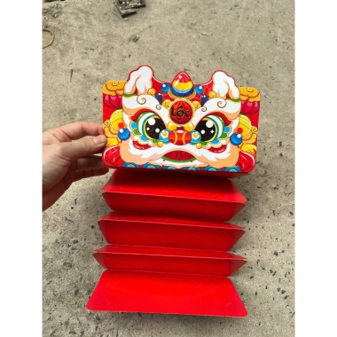 Bao Lì Xì Tết 2.026 Dáng Xếp Tầng Hottrend 10 Ngăn - Hàng Dày Dặn, Chất Lượng, 18,455 VND