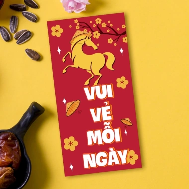 Bao Lì Xì Tết 2.026 Loại Lớn Họa Tiết Ngựa Vàng Sang Trọng - Giá 19.000 - SKIDS 2