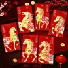 Bao lì xì tết 2.026 Set lì xì họa hoạt hình Bính Ngọ - Lì xì đỏ may mắn chào năm mới 4