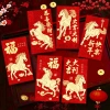 Bao lì xì tết 2.026 Set lì xì họa hoạt hình Bính Ngọ - Lì xì đỏ may mắn chào năm mới 5