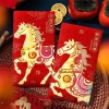 Bao Lì Xì Tết Việt Nam Set 24 Cái - Thiết Kế Kim Mã Phát Tài Ánh Kim Giá Ưu Đãi 68k 3
