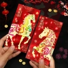 Bao Lì Xì Tết Việt Nam Set 24 Cái - Thiết Kế Kim Mã Phát Tài Ánh Kim Giá Ưu Đãi 68k 6