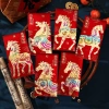 Bao Lì Xì Tết Việt Nam Set 24 Cái - Thiết Kế Kim Mã Phát Tài Ánh Kim Giá Ưu Đãi 68k 7