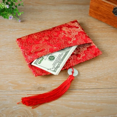 Bao lì xì vải gấm cao cấp - Nhiều hoa văn, phù hợp cưới hỏi, nạp tài, ngày Tết, giảm giá, giao hàng miễn phí