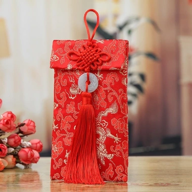 Bao lì xì vải gấm cao cấp - Nhiều hoa văn, phù hợp cưới hỏi, nạp tài, ngày Tết, giảm giá, giao hàng miễn phí
