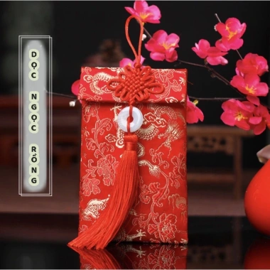 Bao lì xì vải gấm đỏ Pkbeoshop Combo 5-7-9-11 mừng tuổi, tặng quà lễ Tết, cưới hỏi, nạp tài – chỉ 95.000₫