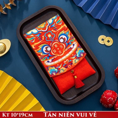 Bao lì xì vải gấm thổ cẩm cao cấp - Giảm còn 59.000 VND, thích hợp tết, tân gia, khai trương, cưới hỏi