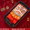 Bao lì xì vải gấm thổ cẩm cao cấp - Giảm còn 59.000 VND, thích hợp tết, tân gia, khai trương, cưới hỏi 8