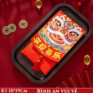 Bao lì xì vải gấm thổ cẩm cao cấp - Giảm còn 59.000 VND, thích hợp tết, tân gia, khai trương, cưới hỏi