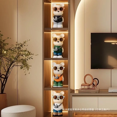 Bão Lực Gấu Đồ Trang Trí Ánh Sáng Sang Trọng Đèn LED cho Phòng Khách, Tủ Rượu, Tủ TiVi, Tủ Trưng Bày – Giá 174.871₫