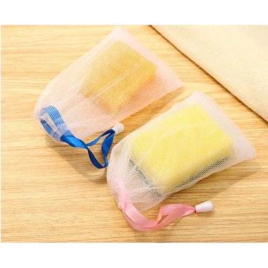 Bao Lưới Đựng Xà Phòng 2 Lớp, Dây Rút Nhỏ Gọn, Tạo Bọt Tiện Lợi Giá 4.000đ
