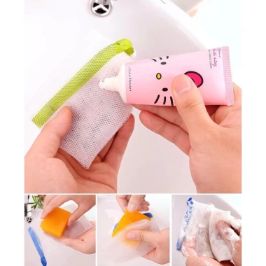 Bao Lưới Đựng Xà Phòng 2 Lớp, Dây Rút Nhỏ Gọn, Tạo Bọt Tiện Lợi Giá 4.000đ 3 Bao Lưới Đựng Xà Phòng 2 Lớp, Dây Rút Nhỏ Gọn, Tạo Bọt Tiện Lợi Giá 4.000đ 3