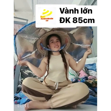Bao nón lá cách nhiệt 85cm Bigsize khung nhôm điều chỉnh, che mưa, chống nóng cho công việc ngoài trời 5 Bao nón lá cách nhiệt 85cm Bigsize khung nhôm điều chỉnh, che mưa, chống nóng cho công việc ngoài trời 5