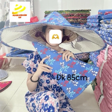 Bao nón lá cách nhiệt 85cm Bigsize khung nhôm điều chỉnh, che mưa, chống nóng cho công việc ngoài trời 9 Bao nón lá cách nhiệt 85cm Bigsize khung nhôm điều chỉnh, che mưa, chống nóng cho công việc ngoài trời 9