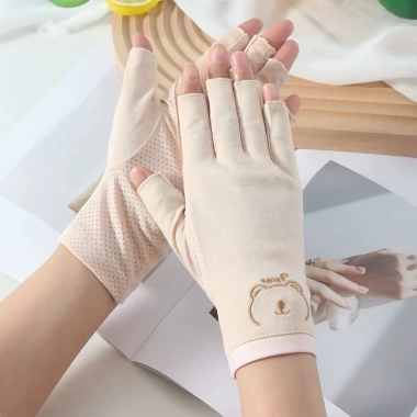 Bao tay hơ gel làm nail cao cấp chống UV không đổ lông - Giá 32.000 VND
