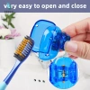 Bảo Vệ Bàn Chải Đánh Răng Du Lịch Di Động - Vỏ Nhựa Kẹp Chống Trượt cho Gia Đình MỚI 7