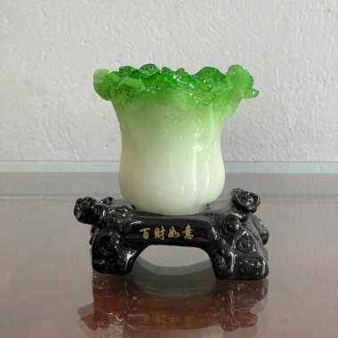 Bắp Cải Phong Thủy Phát Tài 10x10x5.5cm - Tượng Trang Trí Nhà Cửa Giá 70.000đ 7