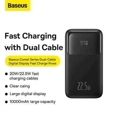 Baseus 20.000mAh sạc dự phòng sạc nhanh 30W - Giá chỉ 499.000đ, tiết kiệm 108.780đ