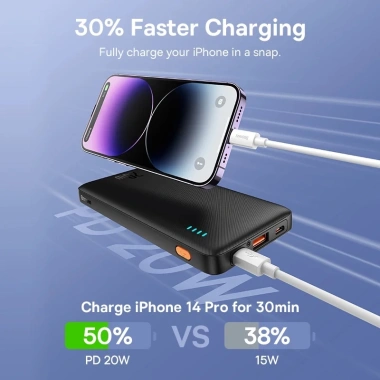 Baseus 20W 20.000mAh Powerbank - Sạc nhanh cho iPhone 15/14/13/12, giá 489.000đ