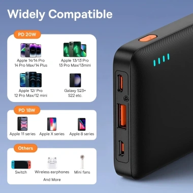 Baseus 20W 20.000mAh Powerbank - Sạc nhanh cho iPhone 15/14/13/12, giá 489.000đ