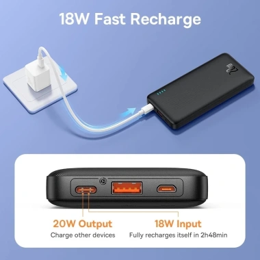 Baseus Airpow 20.000mAh Sạc Dự Phòng Nhanh 20W - Pin Li-Polymer Siêu Bền Dễ Mang 6