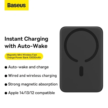 Baseus EnerFill FM11: Sạc dự phòng từ tính Mini 10.000mAh 22.5W, giá chỉ 669.000đ 10 Baseus EnerFill FM11: Sạc dự phòng từ tính Mini 10.000mAh 22.5W, giá chỉ 669.000đ 10