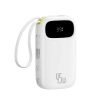 Baseus QPow3 Pin Dự Phòng Sạc Nhanh Màn Hình Kỹ Thuật Số - Cáp Kép Nhỏ Gọn, CCC Certified