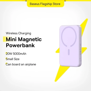 Baseus Sạc Dự Phòng 5.000mAh Mini Không Dây Nam Châm Tự Động Bật Tắt - 440.999₫ 2