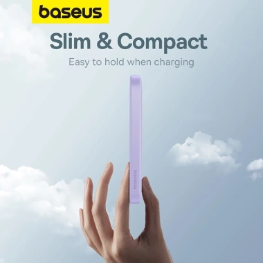 Baseus Sạc Dự Phòng 5.000mAh Mini Không Dây Nam Châm Tự Động Bật Tắt - 440.999₫ 4