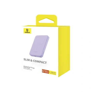 Baseus Sạc Dự Phòng 5.000mAh Mini Không Dây Nam Châm Tự Động Bật Tắt - 440.999₫ 9