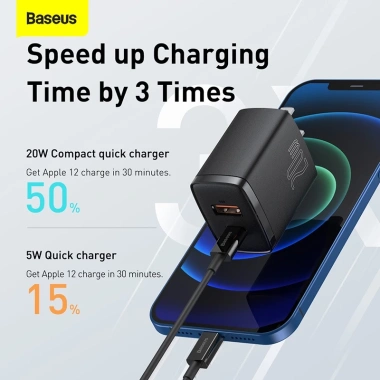 Baseus Sạc Nhanh 20W PD3.0 QC3.0 - Tương Thích iPhone 8, Huawei Mate 20, Tablet - Giá 209.000đ 4