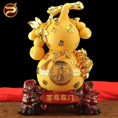 Bầu Hồ Lô Phong Thuỷ Đồ Trang Trí Bàn, Kèm Đế Sẵn, Quà Tặng Độc Đáo 389k