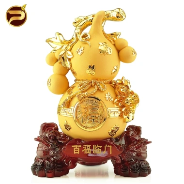 Bầu Hồ Lô Phong Thuỷ Đồ Trang Trí Bàn, Kèm Đế Sẵn, Quà Tặng Độc Đáo 389k