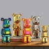 Bearbrick 35cm & 28cm Màu Loang - Tượng Gấu Ống Heo Tiết Kiệm, Quà Tặng VHSHOP 98k 2