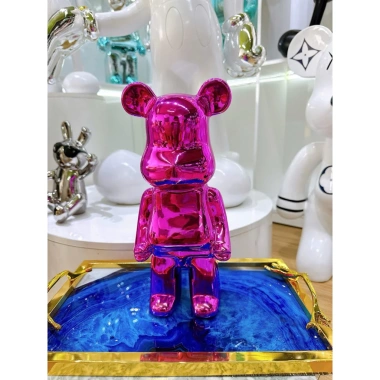 Bearbrick 35cm & 28cm Màu Loang - Tượng Gấu Ống Heo Tiết Kiệm, Quà Tặng VHSHOP 98k