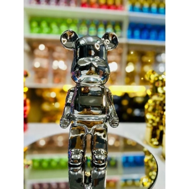 Bearbrick 35cm & 28cm Màu Loang - Tượng Gấu Ống Heo Tiết Kiệm, Quà Tặng VHSHOP 98k