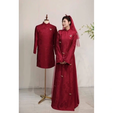 BEMAMS Áo dài Dâu Rể kèm chân váy lụa cạp chun, XS‑7XL, giảm còn 800k 3 BEMAMS Áo dài Dâu Rể kèm chân váy lụa cạp chun, XS‑7XL, giảm còn 800k 3
