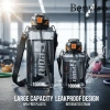 Benytro Bình Nước Thể Thao 1.000ml/1.500ml Nhựa Chống rò rỉ Ống hút cho Gym Xe đạp Du lịch Giá 131.010 VND