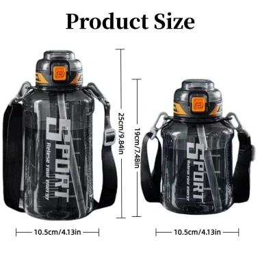 Benytro Bình Nước Thể Thao 1.000ml/1.500ml Nhựa Chống rò rỉ Ống hút cho Gym Xe đạp Du lịch Giá 131.010 VND