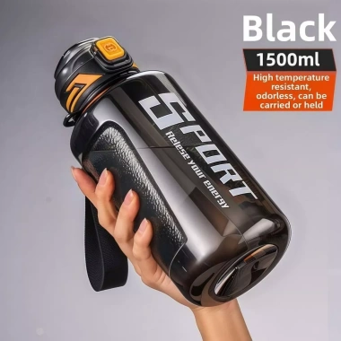 Benytro Bình Nước Thể Thao 1.000ml/1.500ml Nhựa Chống rò rỉ Ống hút cho Gym Xe đạp Du lịch Giá 131.010 VND